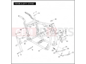 Harley-Davidson 2005 SOFTAIL SPRINGER SOFTAIL  - FXSTS FRAME & JIFFY STAND