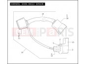 Harley-Davidson 2005 TOURING ROAD KING  - FLHR HARNESS, BANK ANGLE SENSOR