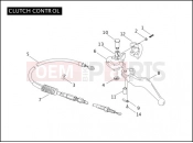 Harley-Davidson 2005 TOURING ELECTRA GLIDE STANDARD  - FLHT CLUTCH CONTROL