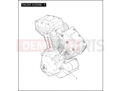 Harley-Davidson 2005 TOURING ELECTRA GLIDE CLASSIC  - FLHTCI ENGINE ASSEMBLY - TWIN CAM 88â¢