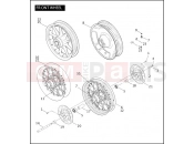 Harley-Davidson 2005 TOURING ELECTRA GLIDE CLASSIC  - FLHTCI FRONT WHEEL
