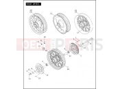 Harley-Davidson 2005 TOURING ELECTRA GLIDE CLASSIC  - FLHTCI REAR WHEEL