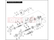 Harley-Davidson 2004 DYNA DYNA SUPER GLIDE  - FXDI TRANSMISSION GEARS