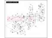 Harley-Davidson 2004 DYNA DYNA WIDE GLIDE  - FXDWG EXHAUST SYSTEM
