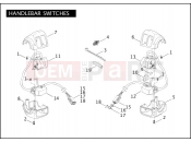 Harley-Davidson 2004 DYNA DYNA WIDE GLIDE  - FXDWG HANDLEBAR SWITCHES