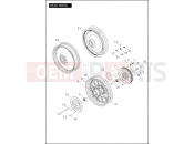 HARLEY-DAVIDSON SOFTAIL DEUCE  - FXSTD REAR WHEEL
