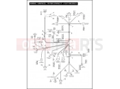Harley-Davidson 2004 TOURING ROAD KING CUSTOM  - FLHRS WIRING HARNESS, INTERCONNECT - FLHT MODELS