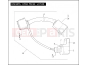 Harley-Davidson 2004 TOURING ELECTRA GLIDE CLASSIC  - FLHTCI HARNESS, BANK ANGLE SENSOR
