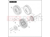 REAR WHEEL - Harley-Davidson ULTRA CLASSIC - FLHTCUI 2004