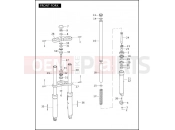 Harley-Davidson 2004 VRSC VRSCA V-ROD  - VRSCA FRONT FORK