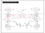 Harley-Davidson 2004 VRSC VRSCA V-ROD  - VRSCA HANDLEBAR SWITCHES