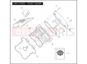 Harley-Davidson 2004 VRSC VRSCB V-ROD 98  - VRSCB 98 CAM COVERS - FRONT SHOWN