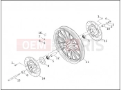Harley-Davidson 2003 DYNA DYNA SUPER GLIDE  - FXD FRONT WHEEL - CAST
