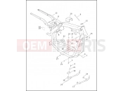 FRAME & JIFFY STAND - Harley-Davidson DYNA SUPER GLIDE SPORT - FXDX 2003
