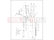 FRONT FORK - FXDWG - Harley-Davidson DYNA SUPER GLIDE SPORT - FXDX 2003