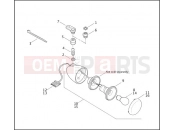 FRONT TURN SIGNALS - Harley-Davidson DYNA SUPER GLIDE SPORT - FXDX 2003