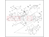 Harley-Davidson 2003 TOURING ELECTRA GLIDE STANDARD  - FLHTI INNER FAIRING - FLTR MODELS