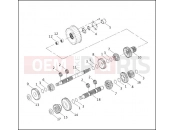 Harley-Davidson 2003 TOURING ELECTRA GLIDE STANDARD  - FLHTI TRANSMISSION GEARS