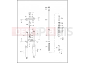 Harley-Davidson 2003 VRSC VRSCA V-ROD 98  - VRSCA 98 FRONT FORK
