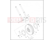 Harley-Davidson 2003 VRSC VRSCA V-ROD 98  - VRSCA 98 FRONT WHEEL