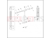 Harley-Davidson 2002 DYNA DYNA WIDE GLIDE  - FXDWG SHOCK ABSORBERS - HYDRAULIC