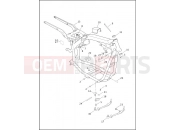 HARLEY-DAVIDSON DYNA SUPER GLIDE  - FXD FRAME & JIFFY STAND