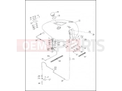 Harley-Davidson 2000 SOFTAIL NIGHT TRAIN  - FXSTB FUEL TANK - FXSTD