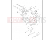 FRAME & JIFFY STAND - Harley-Davidson DYNA SUPER GLIDE CONVERTIBLE - FXDS CONV 1999