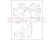 Harley-Davidson 1999 TOURING ELECTRA GLIDE CLASSIC  - FLHTC WIRING HARNESS, INTERCONNECT - FLHT & FLTR