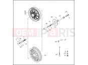 Harley-Davidson 1999 TOURING ULTRA CLASSIC  - FLHTCUI SIDECAR WHEEL