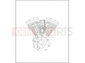 Harley-Davidson 1998 SOFTAIL FAT BOY  - FLSTF ENGINE ASSEMBLY - COMPLETE