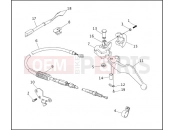 CLUTCH CONTROL - Harley-Davidson FLHTC SIDECAR - SIDECAR FOR FLHTC 1995
