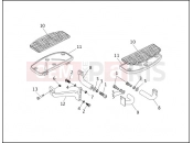 FOOTBOARDS - Harley-Davidson FLHTC SIDECAR - SIDECAR FOR FLHTC 1995
