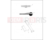 FUEL TANK TRIM - Harley-Davidson DYNA SUPER GLIDE CONVERTIBLE - FXDS CONV 1994