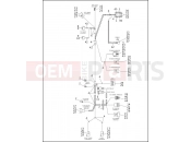 Harley-Davidson 1993 TOURING ELECTRA GLIDE CLASSIC  - FLHTC WIRING HARNESS, INTERCONNECT - 1994 FLT