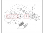 REAR BRAKE CALIPER - Harley-Davidson ULTRA CLASSIC - FLHTCU 1992