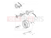 Triumph 2022 Street Triple R Rear Wheel & Final Drive
