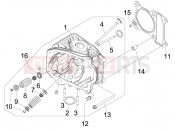 PIAGGIO Fly 150 (LBMM57) Head unit - Valve