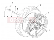 PIAGGIO Fly 150 (LBMM57) hátsó kerék