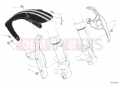 FRONT MUDGUARD - Ducati Scrambler 1100 Sport 2019