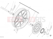 DUCATI 2020 Scrambler Full Throttle Front Wheel
