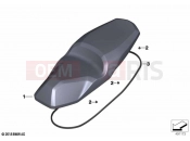 Seat bench | Seat bench - BMW Motorrad C 400 X (0C09, 0C19) 2020