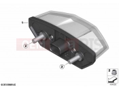 LED rear light | LED rear light - BMW Motorrad C 400 X 21 (0C31, 0C33) 2023