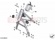 Front frame - BMW Motorrad C evolution (0C03) 2020