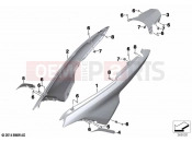 Tail trim - BMW Motorrad C evolution (0C03) 2020