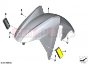 Front-wheel cover, primed - BMW Motorrad C evolution (0C03) 2020