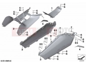Trim panel tunnel primed - BMW Motorrad C evolution (0C03) 2020