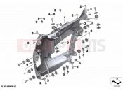 BMW Motorrad BMW 2020 C models C evolution (0C03) Headlight support primed | Headlight support primed