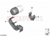 Sealing cap / holder diagnostic socket - BMW Motorrad C evolution (0C03) 2020