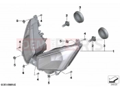 Headlight - BMW Motorrad C evolution (0C03) 2020